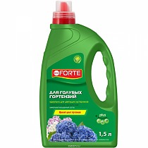 Bona Forte жидкое комплексное удобрение  "Для голубых гортензий и красивоцветущих кустарников" 1,5л