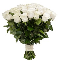 Букет из 51 белой розы