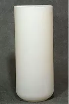 Ваза "Каспер" (стекло), D14,5xH40 см, белый