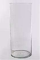 Ваза "Трубка 146" (стекло), D14.6xH35cм