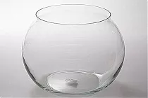 Ваза "Шаровая" 17л (стекло), D35.8хH25.5cм