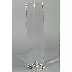 Ваза квадратная (стекло), 7,5х7,5хH26 см
