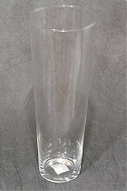 Ваза коническая (стекло), D11хH30 см