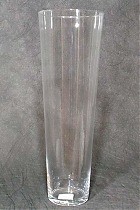 Ваза коническая (стекло), D14хH50 см