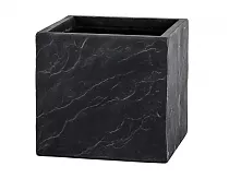 Кашпо керамическое "Ландшафт" антрацит D29 H30