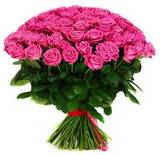 Букет из 75 розовых Роз
