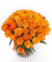 Букет из 39 оранжевой розы