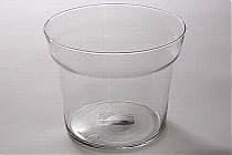 Ваза "Азалия" (стекло), D16хH13.5cм