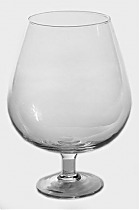 Ваза-бокал "Бренди" 1л (стекло), D11.5xH17см