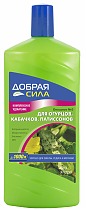 Добрая Сила жидкое комплексное удобрение Овощное №3 Для огурцов, кабачков, патиссонов,1л