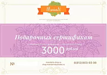 Подарочный Сертификат на сумму 3000 рублей