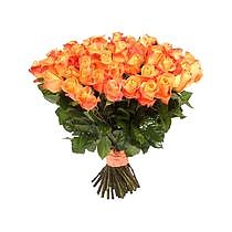 Букет из 29 оранжевой розы