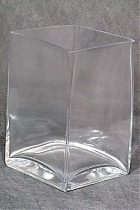 Ваза квадратная (стекло), 12х12хH16 см