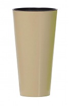 Кашпо с контейнером Prosperplast Tubus Slim Shine кофе 15 см